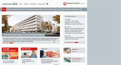 Desktop Screenshot of klinikumfrankfurt.de